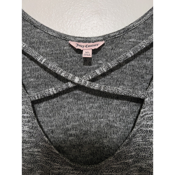 Juicy Couture Dress Women’s XL Short Sleeve Criss Cross Y2K Sweater - Picture 2 of 4